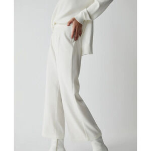 Commense Effortless Wide Leg Culotte Pants Womens Size Medium White NWT